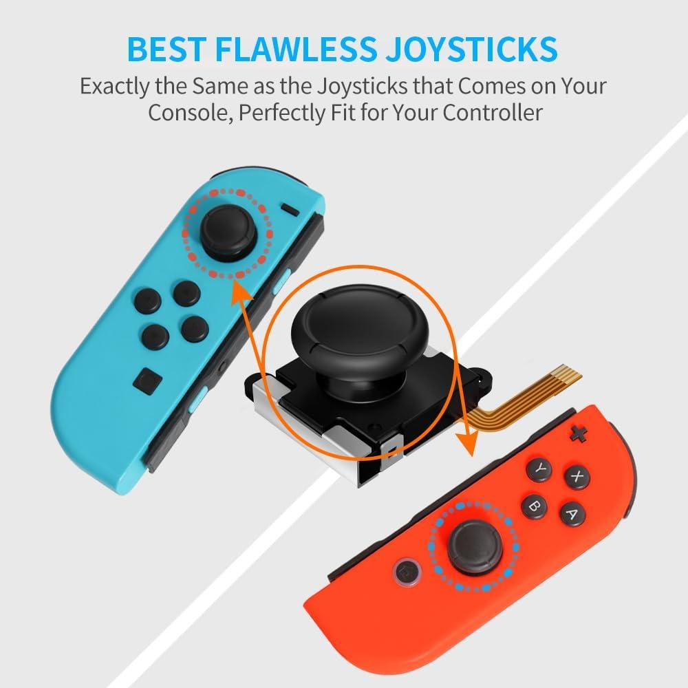 Joystick Efecto Hall Rzkipdy 19 en 1 para JoyCon Switch