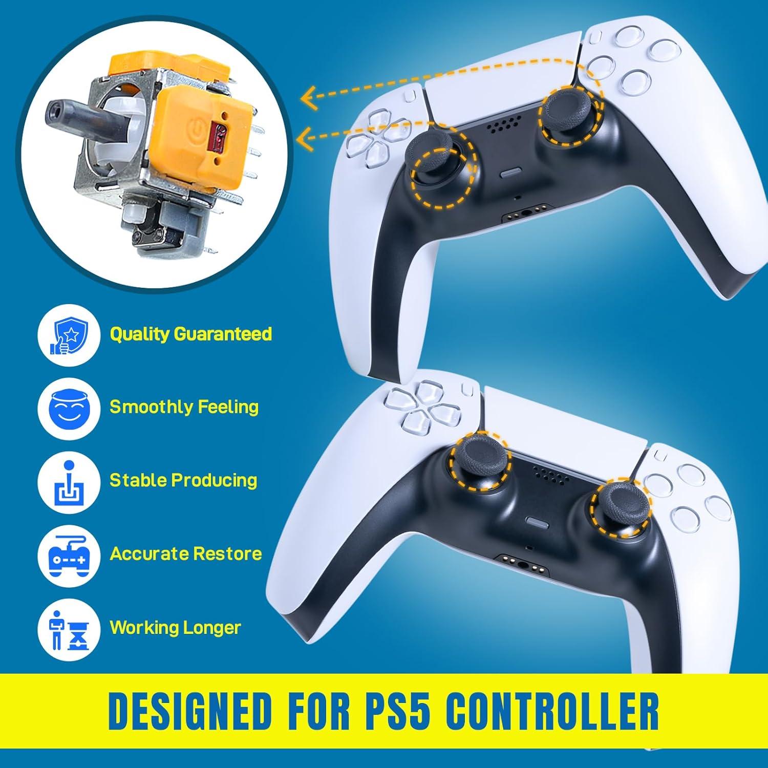 Kits Reemplazo Joysticks Semaiki 4 Pack para Controlador PS5
