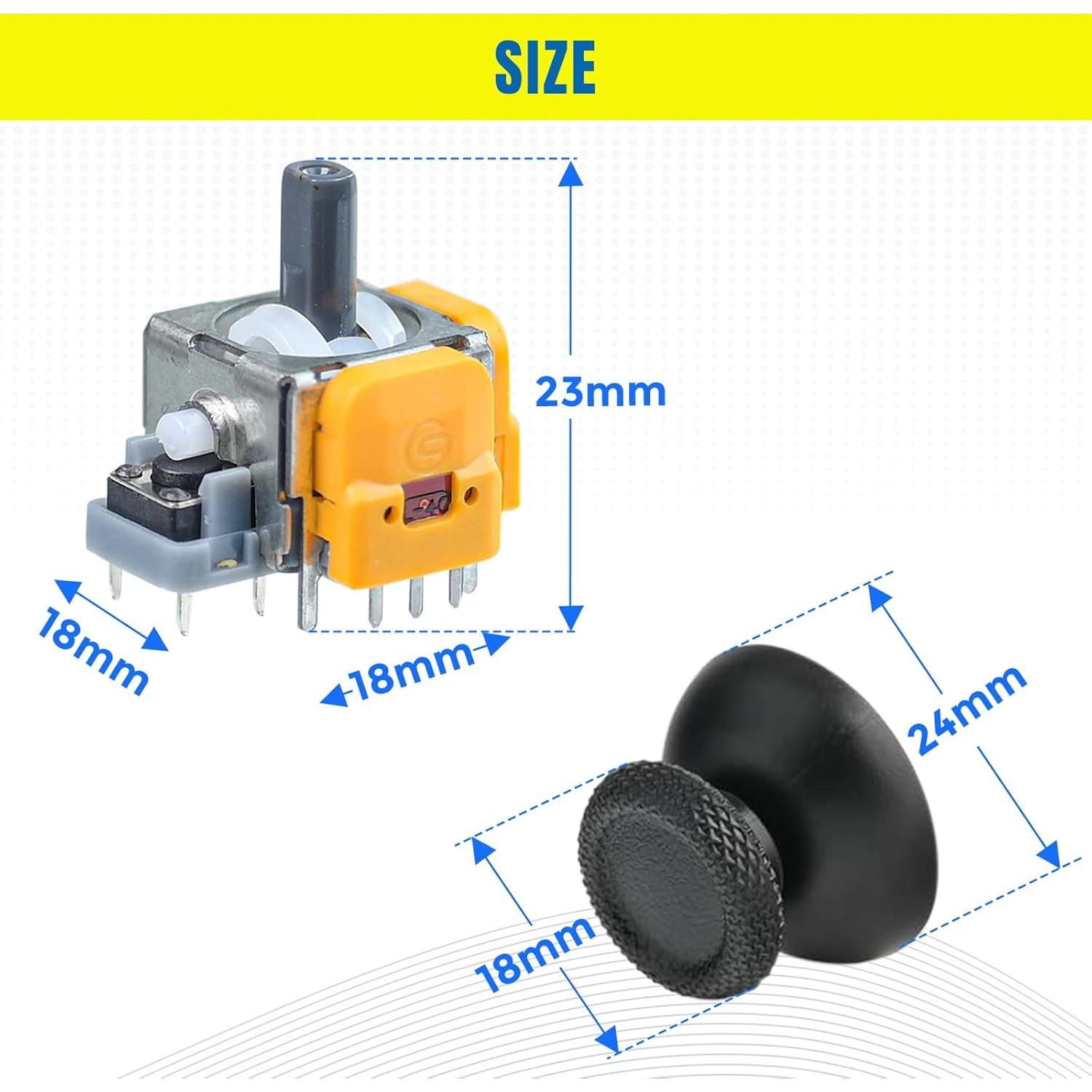 Kits Reemplazo Joysticks Semaiki 4 Pack para Controlador PS5