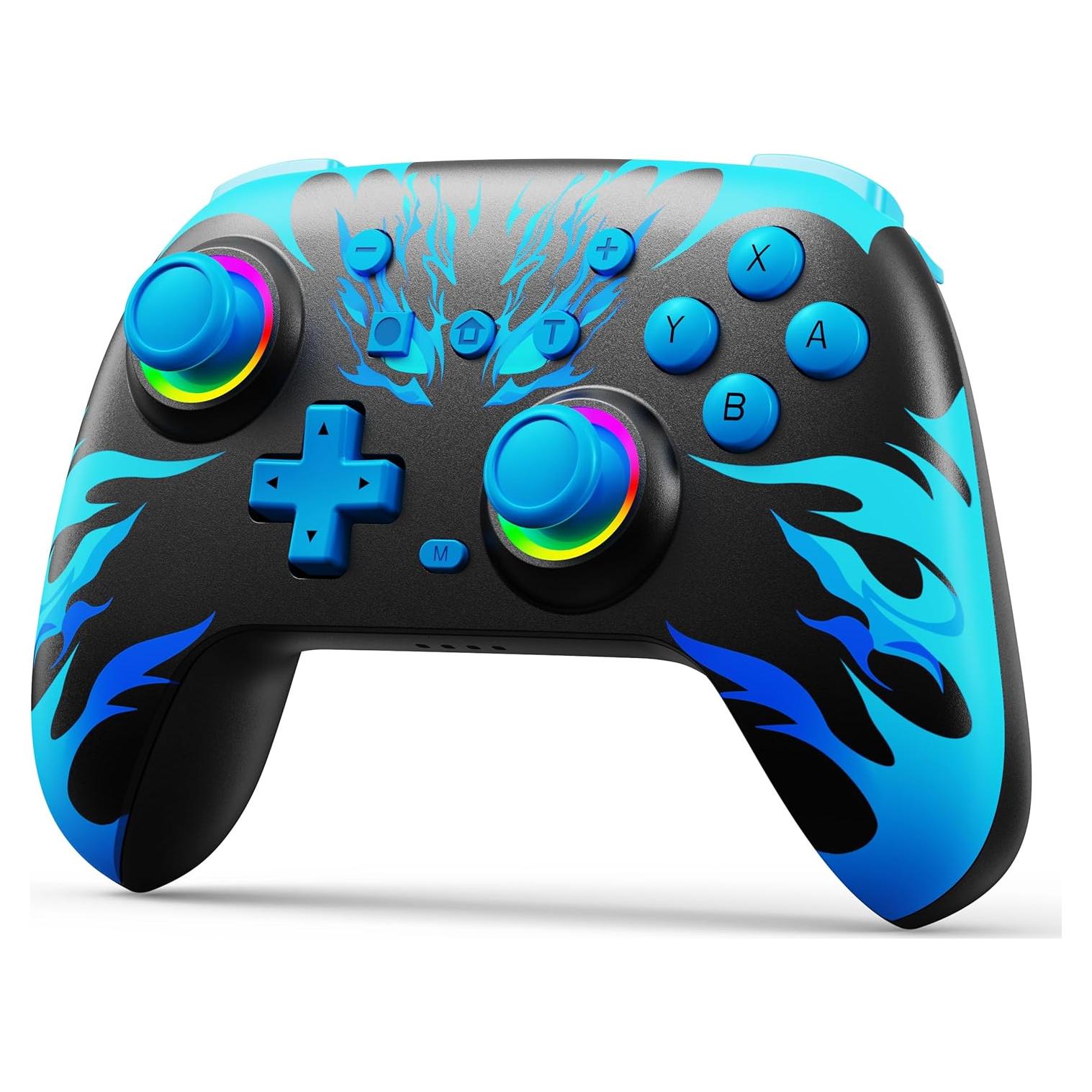 Controlador Inalámbrico Reddening para Nintendo Switch Azul