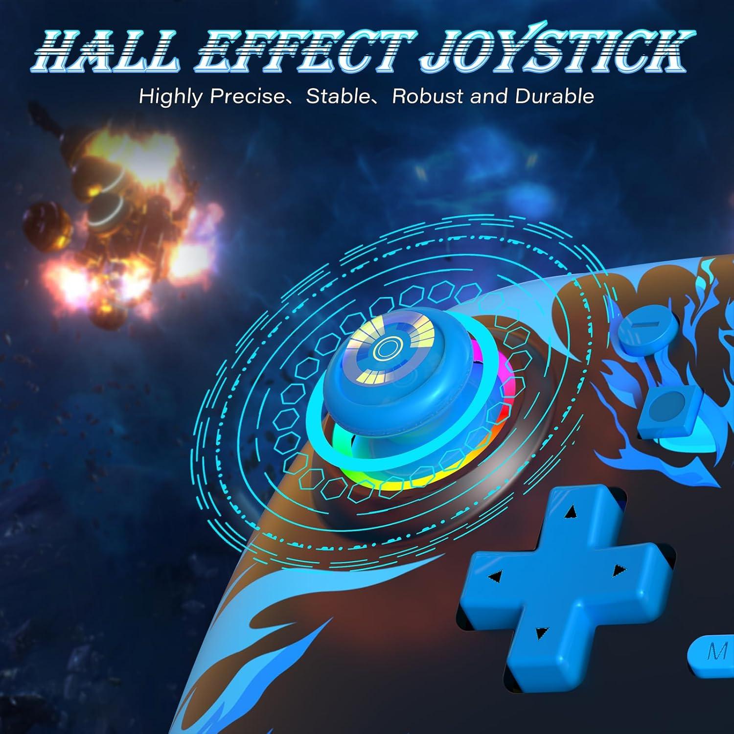 Controlador Inalámbrico Reddening para Nintendo Switch Azul