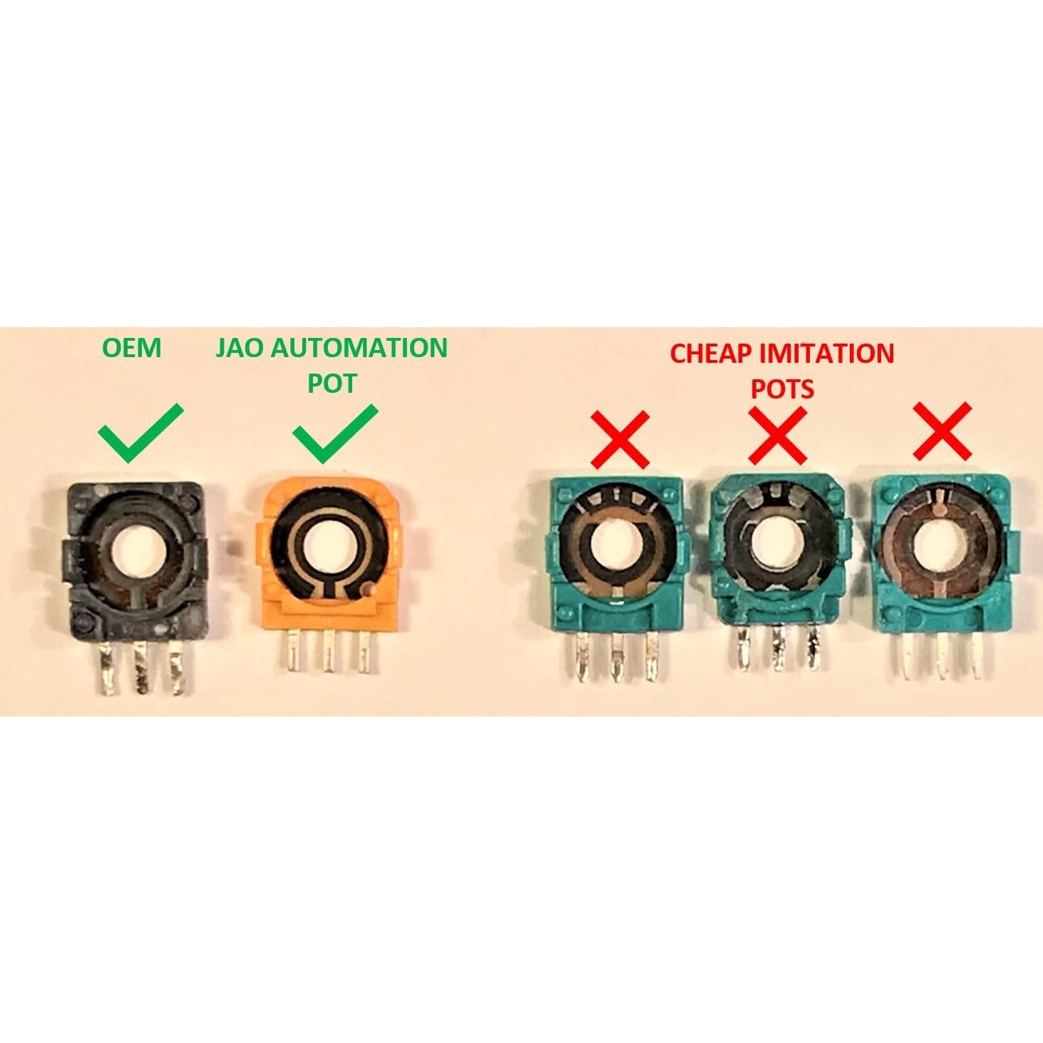 Joystick Analógico JAO Automation REV2.0 Alta Precisión