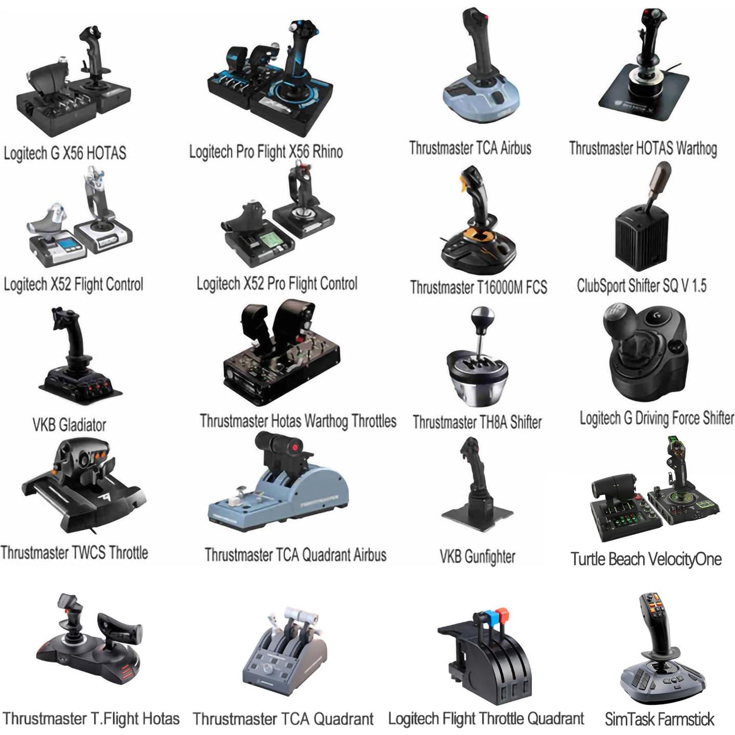 Soporte de Silla para Joystick EG STARTS EG-XC-01 - Compatible con Logitech y Thrustmaster