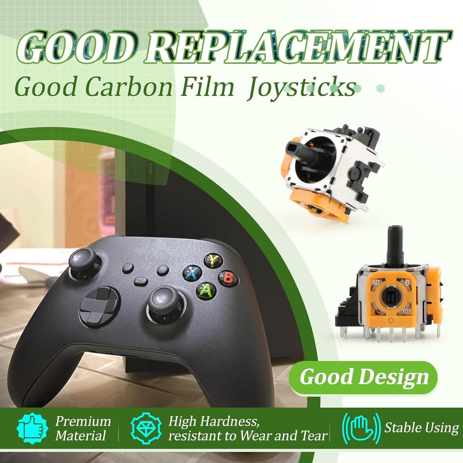 Reemplazo Joystick Xbox One S/X YWLRONG 4 Piezas Naranja