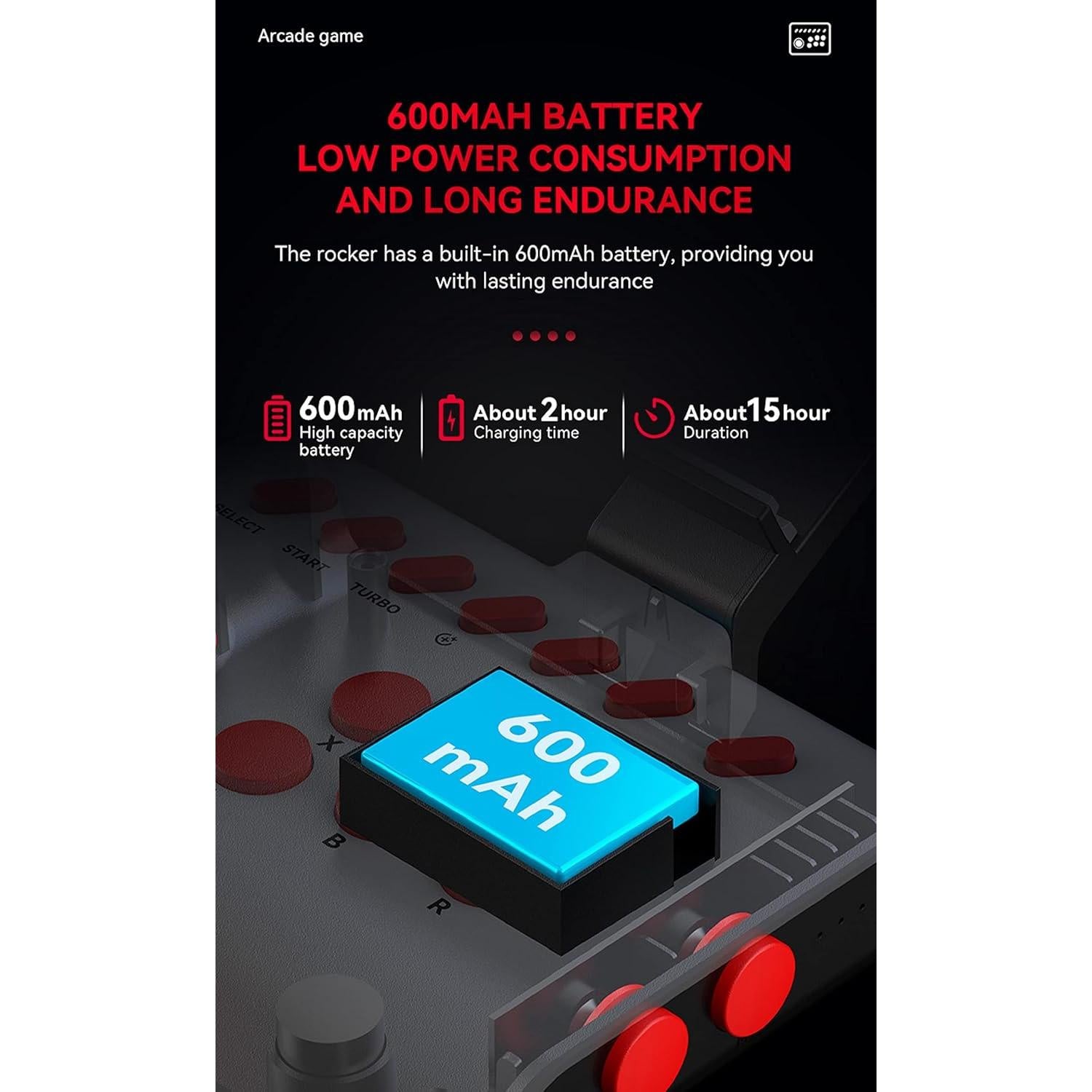 Joystick Arcade arVin para iPhone Android PC Switch PS4