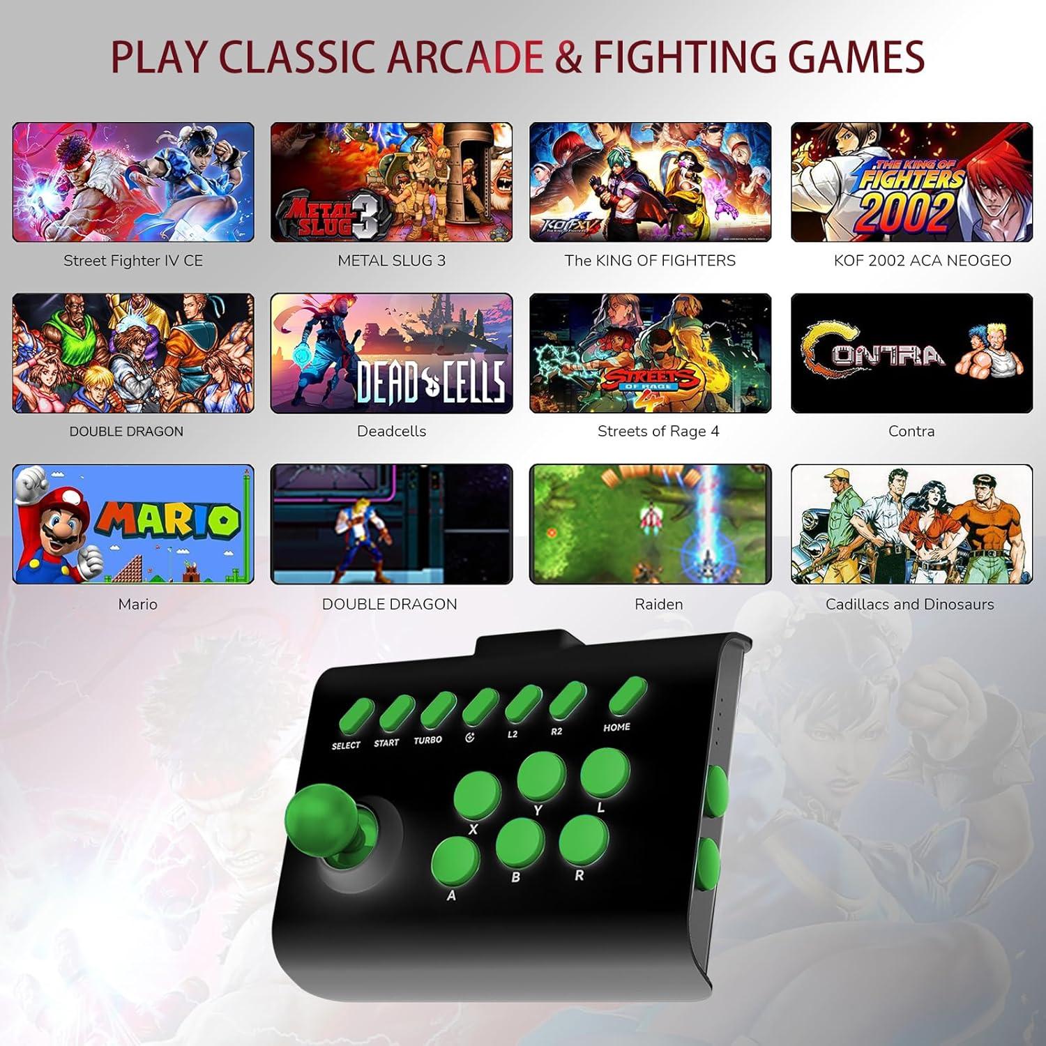 Joystick Arcade arVin para iPhone Android PC Switch PS4
