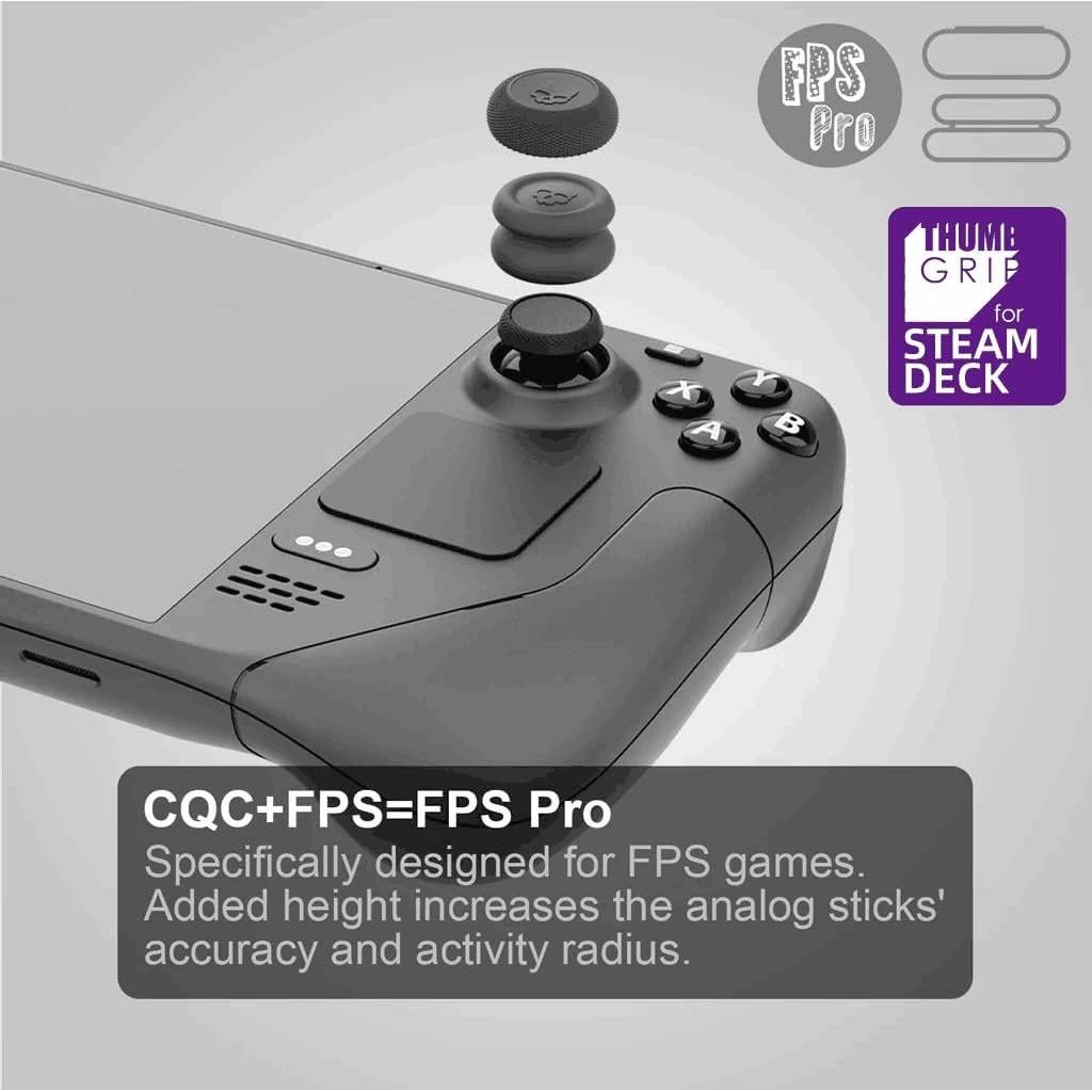 Tapas de Joystick Skull & Co. para Steam Deck y ROG Ally - Púrpura