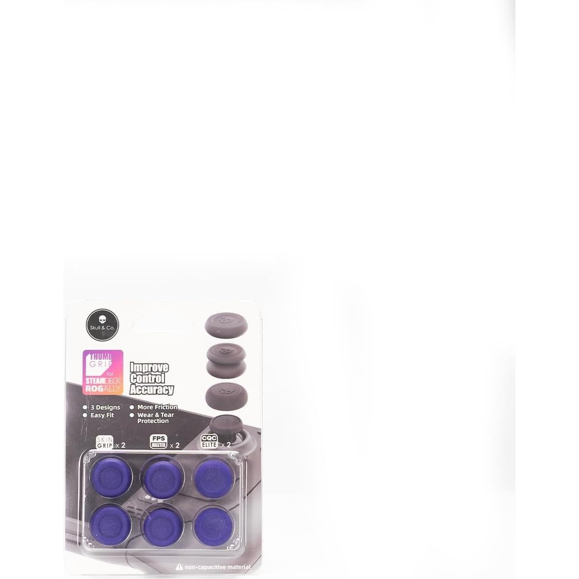Tapas de Joystick Skull & Co. para Steam Deck y ROG Ally - Púrpura