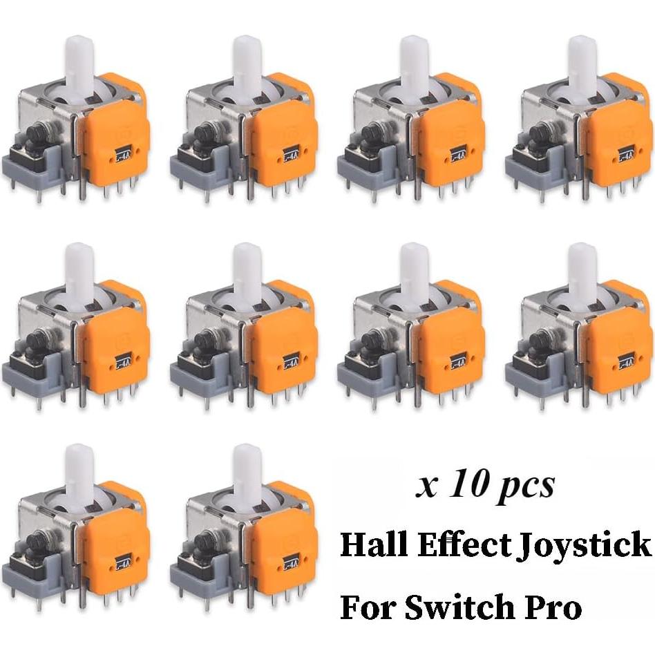Joystick Analógico VGBUS Efecto Hall 10 Paquetes para Switch Pro