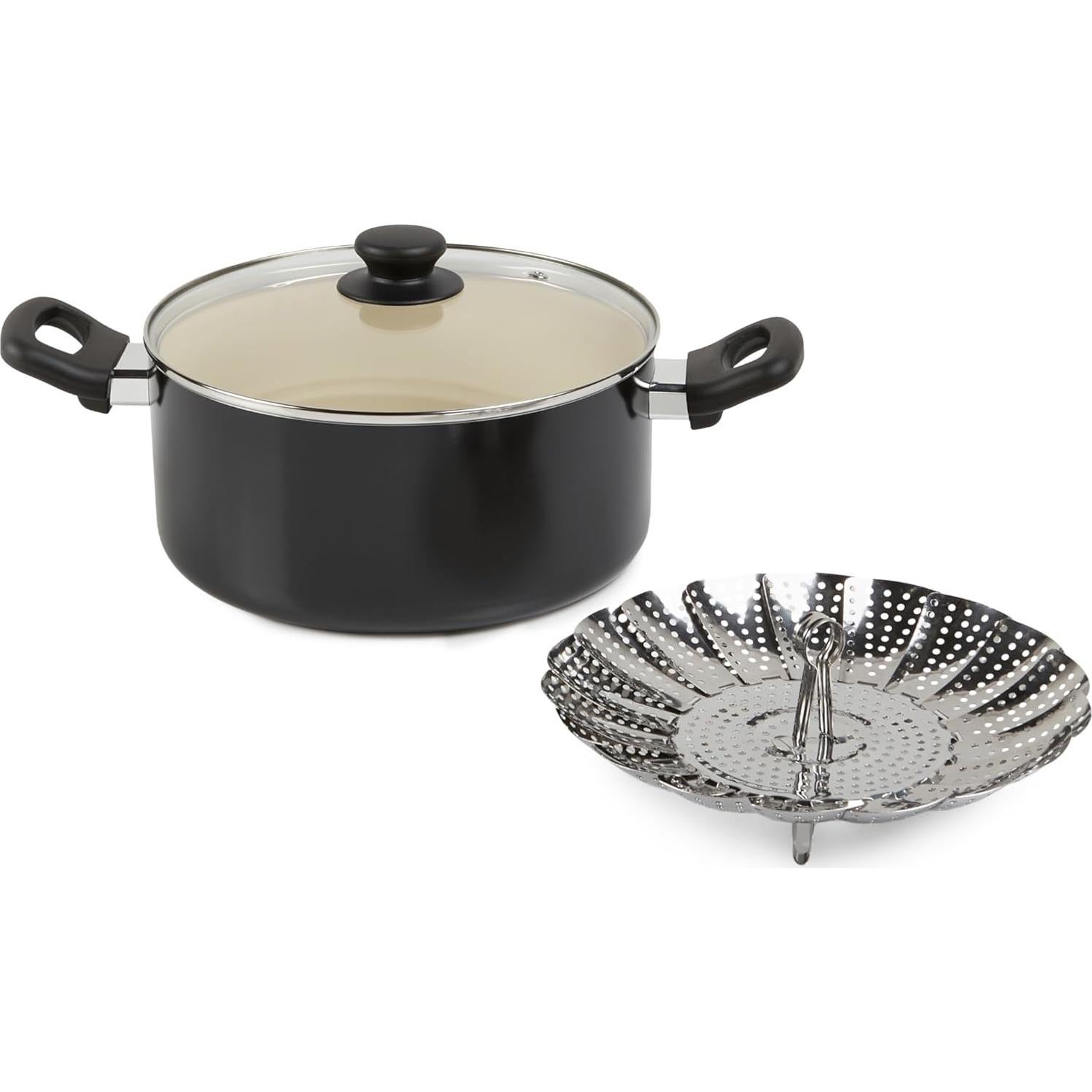 Juego de Ollas y Sartenes Amazon Basics 11 Piezas Cerámica