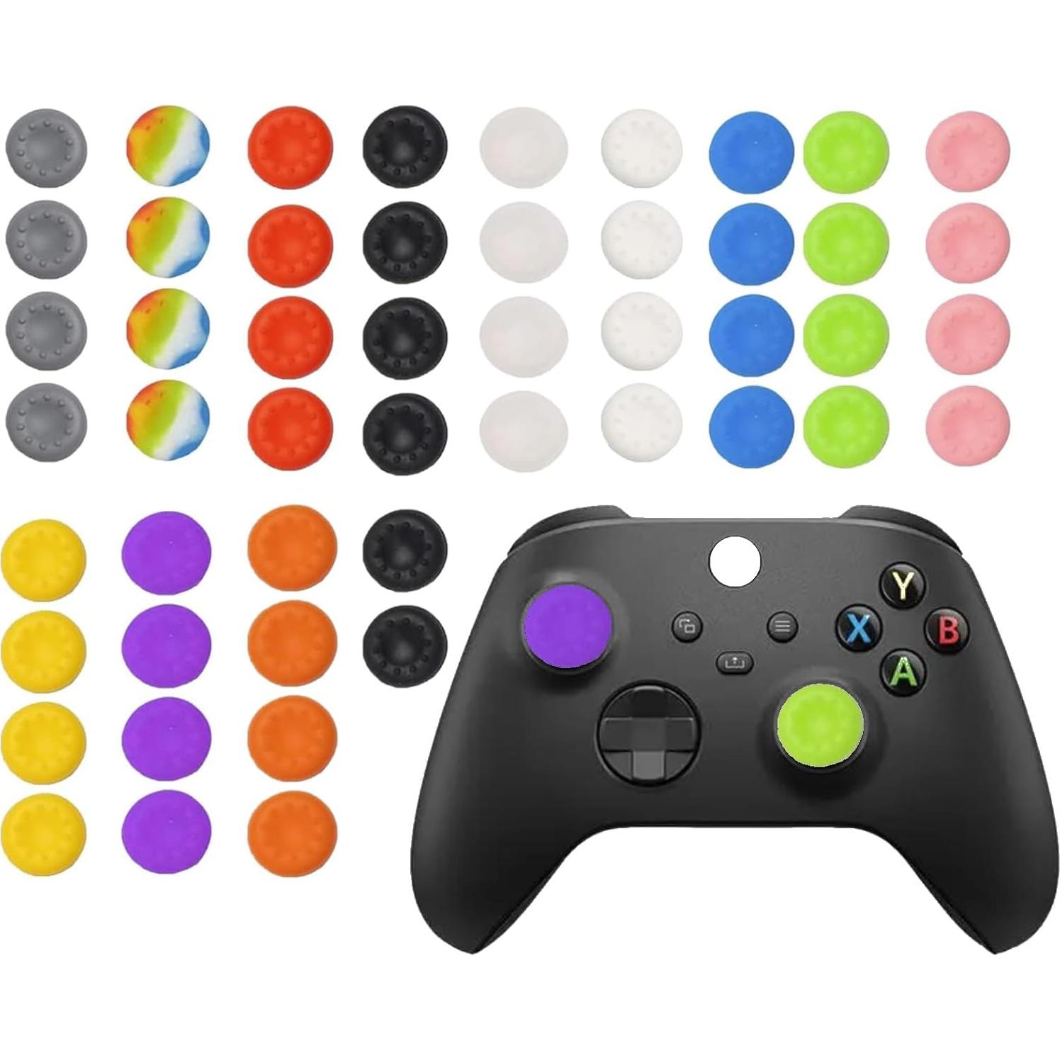 Agarraderas de Pulgar de Silicona CTHTBZ 50PCS para PS5 PS4 Xbox