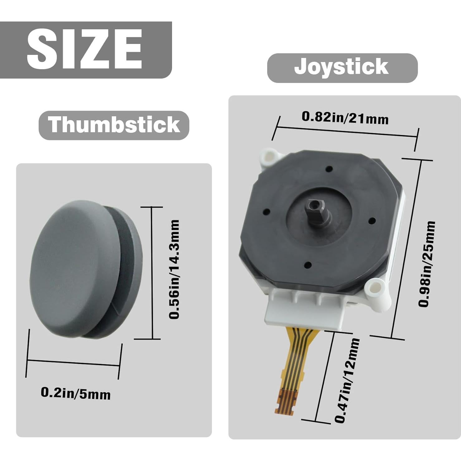 Joystick SunDiss para Nintendo 2DS 3DS XL con Herramientas