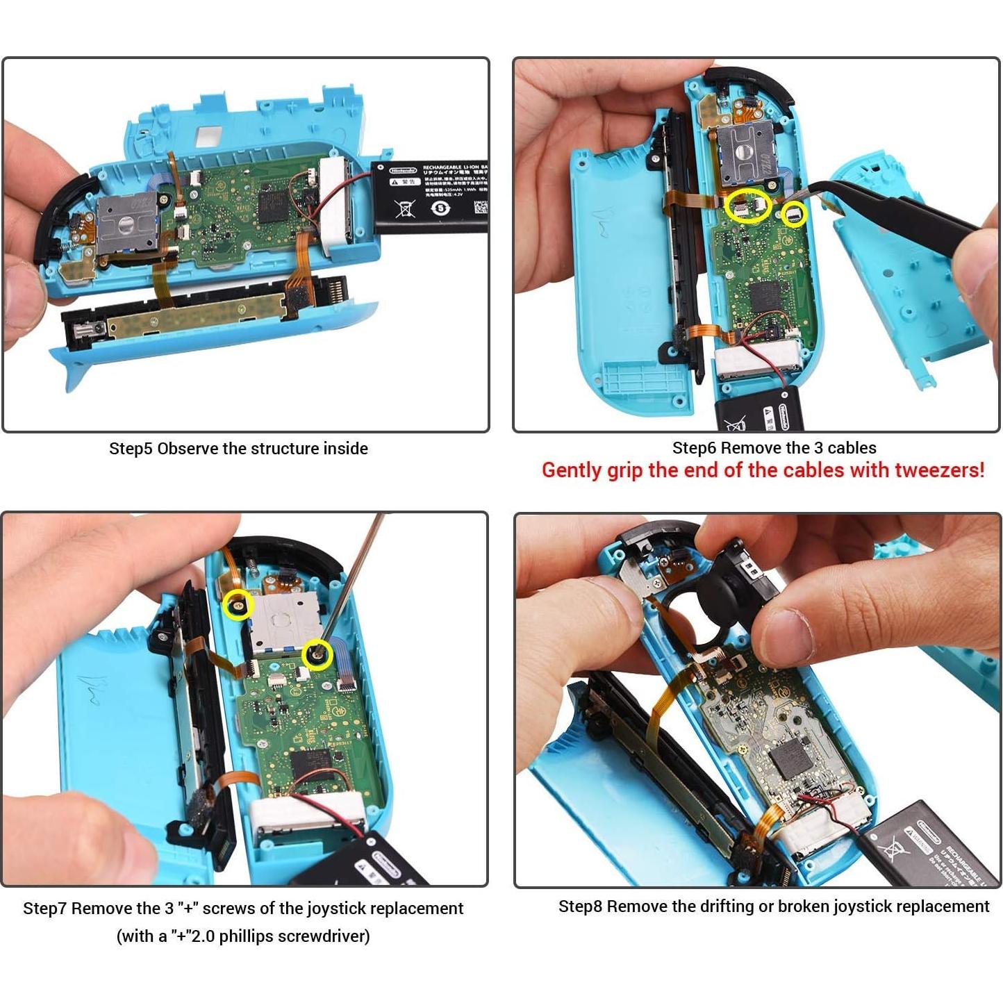 Kit de Reemplazo Joystick VGBUS para Switch Lite 4 Piezas
