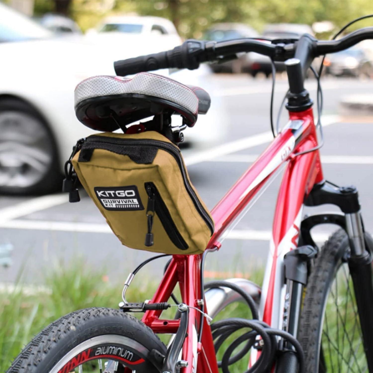 Kitgo Kit de Supervivencia 101 Piezas Mochila Táctica Caqui