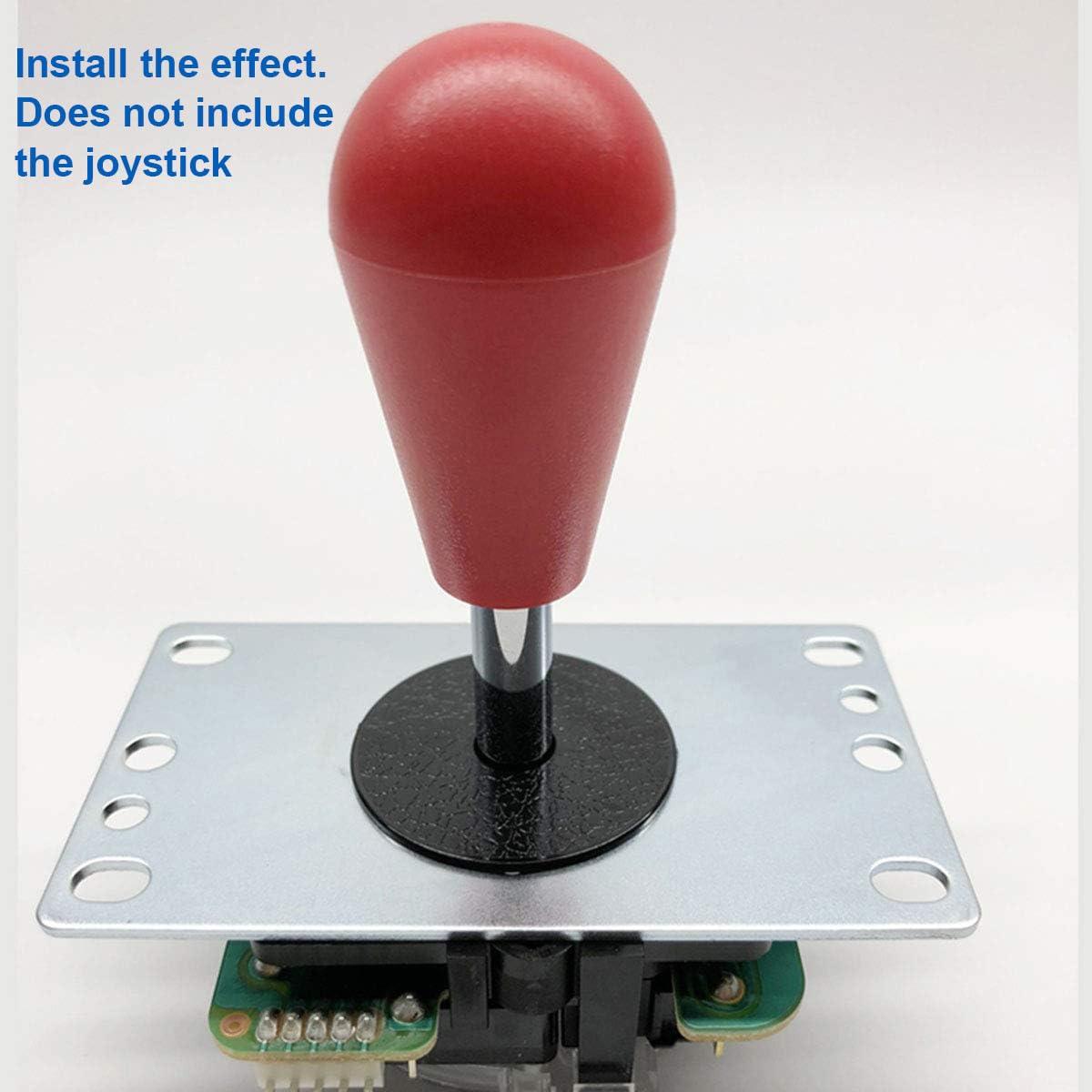 Bolas de Joystick Surf Turtle Rojo y Negro 53mm para Arcade