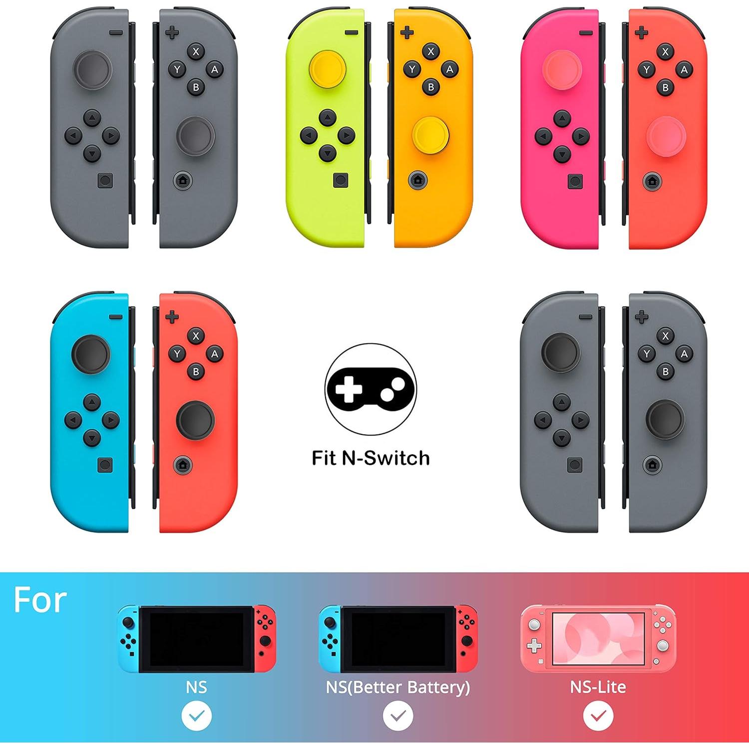 Tapa de Pulgar Joycon Ferkurn - 8 Piezas para Switch