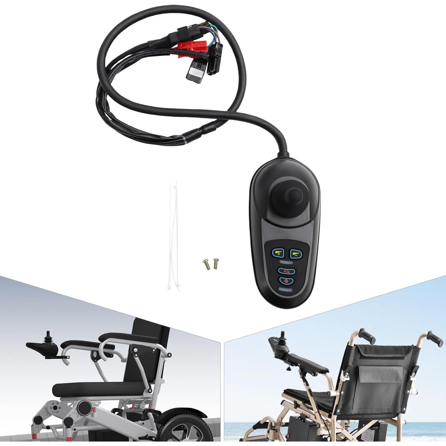 Controlador Joystick ETKEGHIP para Silla de Ruedas 24V