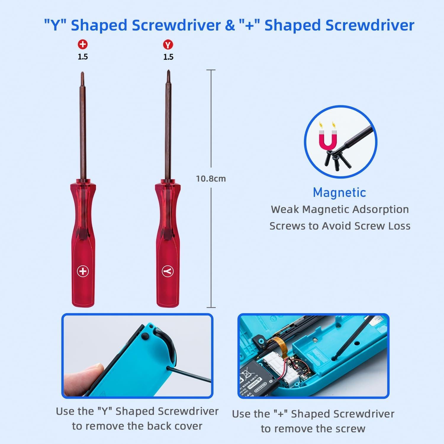 Kit Reemplazo Joystick Analógico Wigearss para Switch - Negro