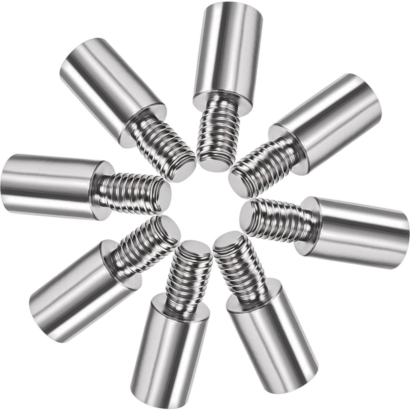 Boguish Stainless Steel Arcade Joystick 15mm Shaft Extender Control Rod Extension Classic Fighting Game Machine DIY Parts 4Pcs