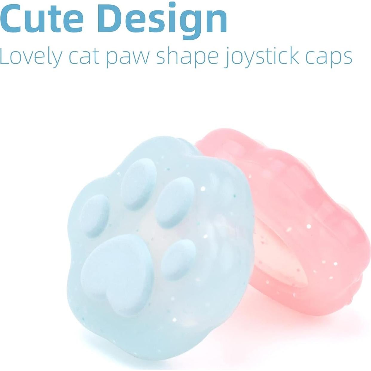 Tapas de agarre GeekShare para Switch y Lite - 4PCS Brillante