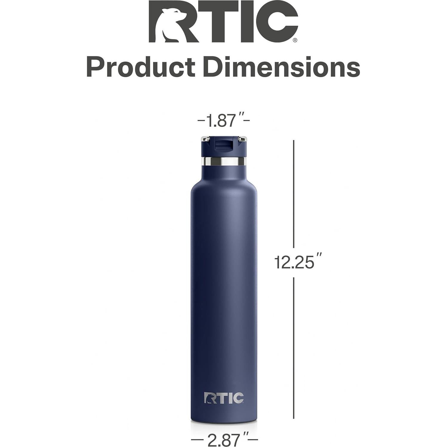 Botella RTIC Journey 26 oz Acero Inoxidable Aislada