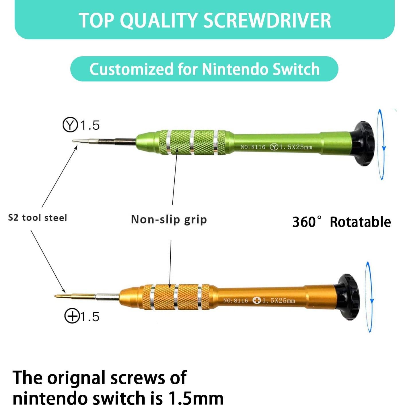 Kit Reparación Joystick Joycon VGBUS 32 Piezas para Switch