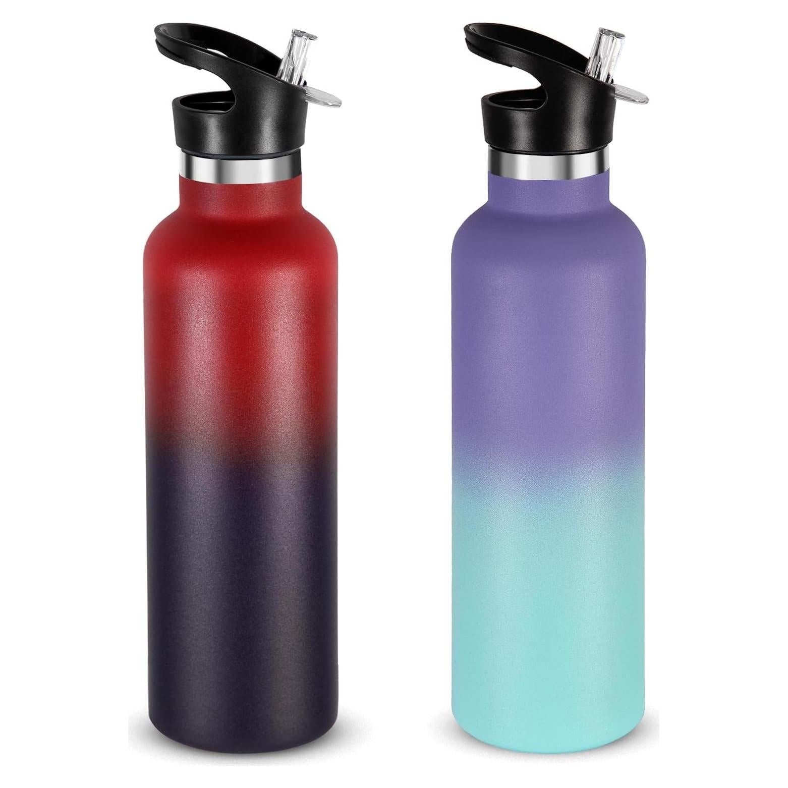 Botellas de Agua Neihepal 2 Piezas 680ml Acero Inoxidable