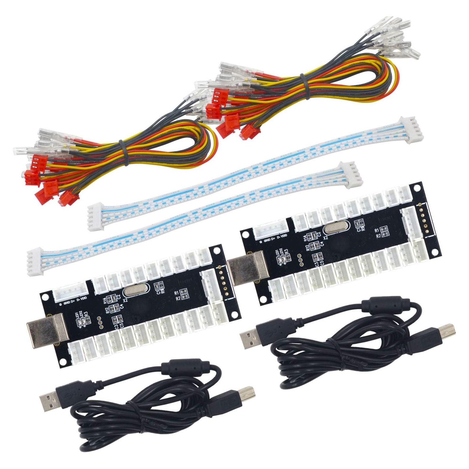 Codificador USB para 2 Jugadores SJ@JX con Botones LED