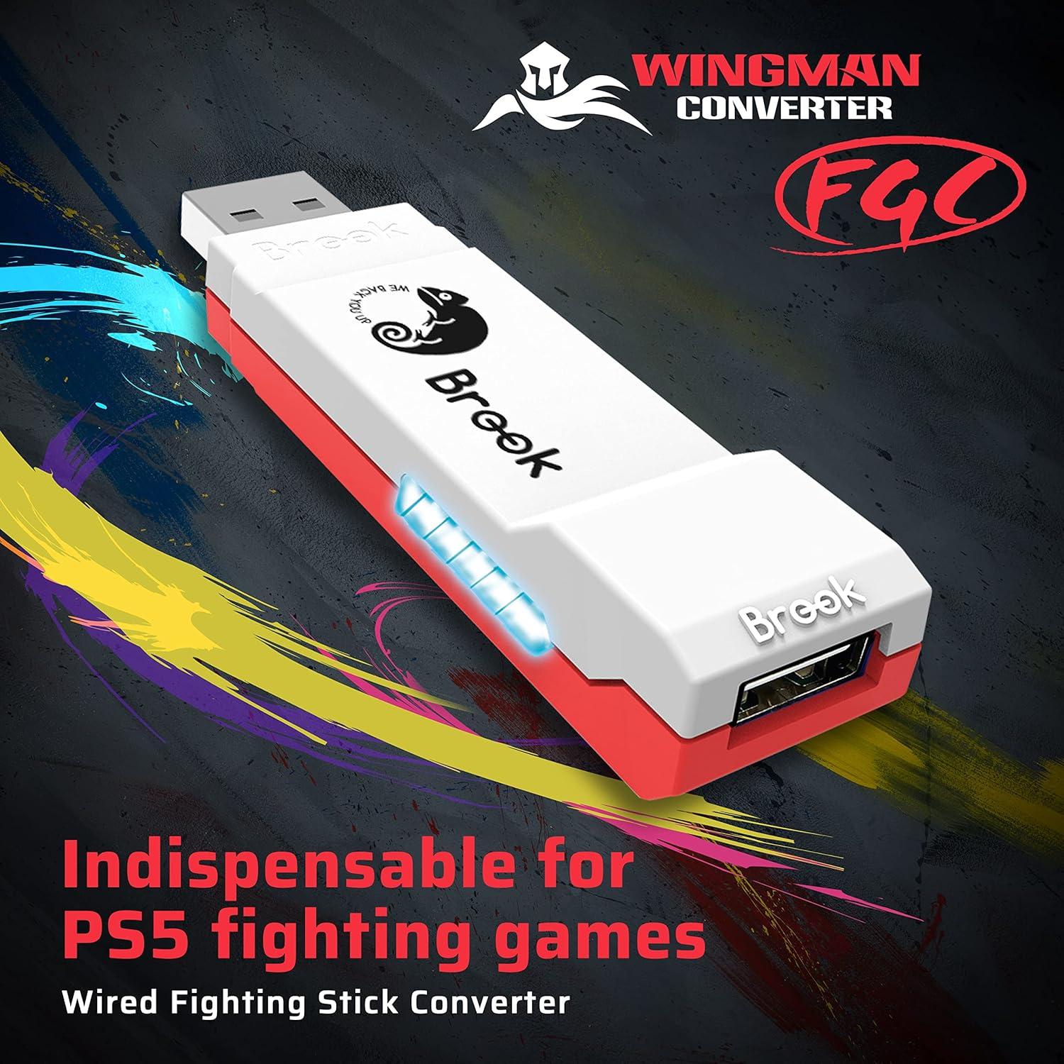 Convertidor Brook Wingman FGC para Joystick de Lucha PS5