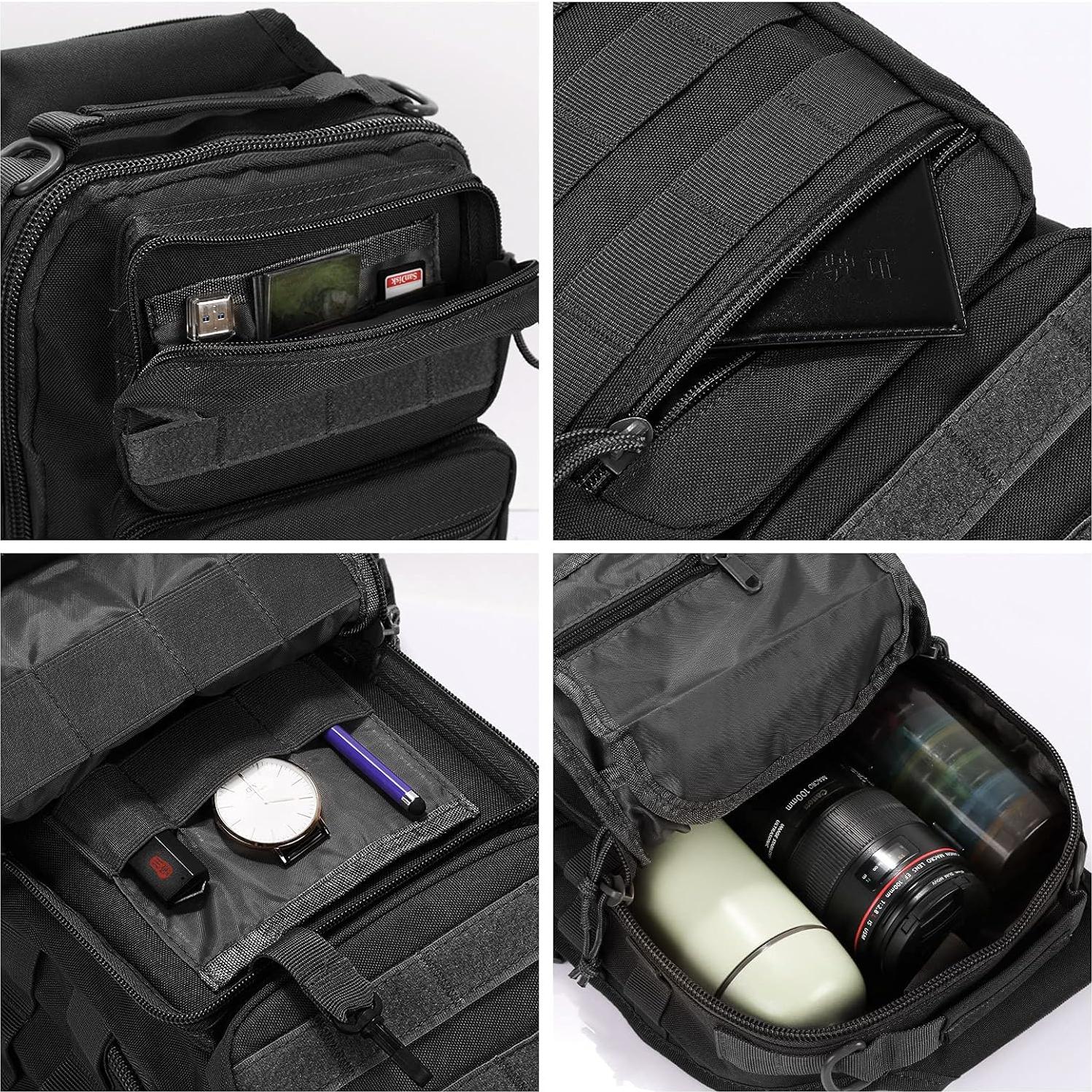 Combo 2 Pouches Molle Gogoku + Soporte Botella Agua