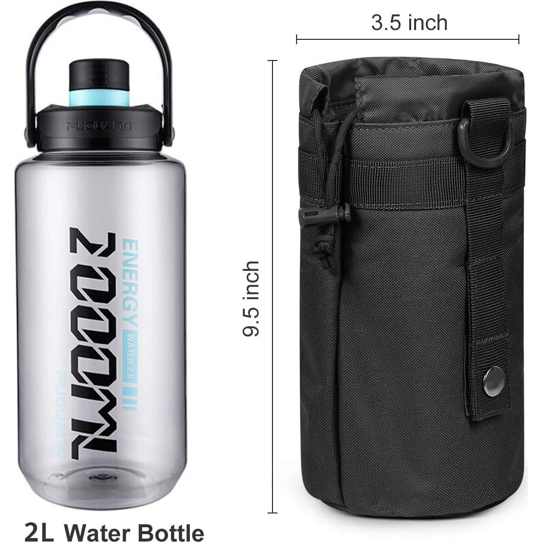 Combo 2 Pouches Molle Gogoku + Soporte Botella Agua