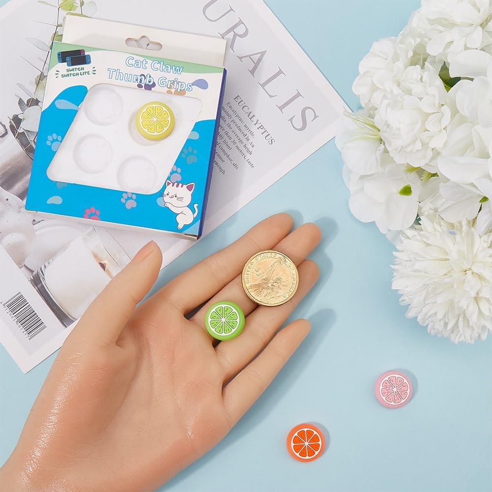 Tapas de Agarre Silicona GORGECRAFT Joycon 4 Colores 1.7cm