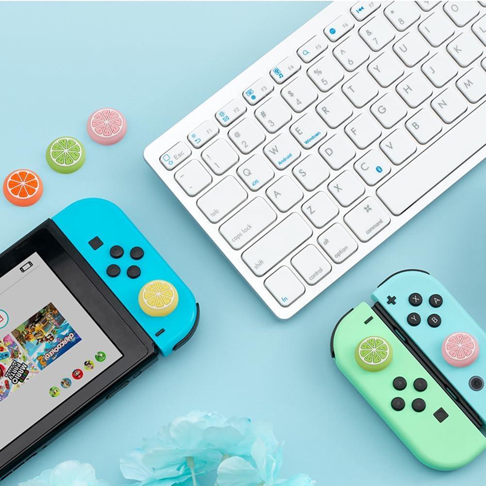 Tapas de Agarre Silicona GORGECRAFT Joycon 4 Colores 1.7cm