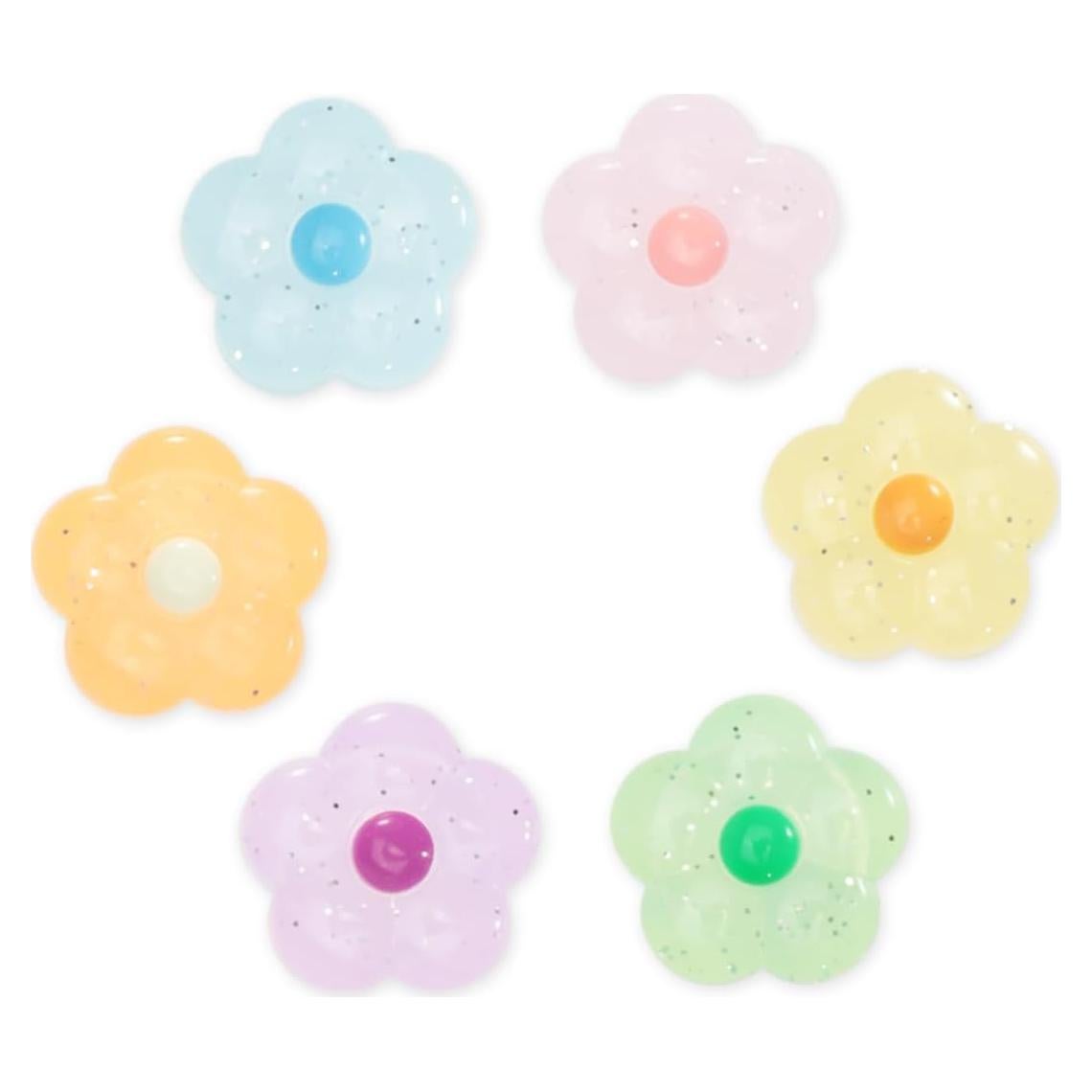 Tapones de Pulgar PERFECTSIGHT Flor Brillante para Switch 6PCS