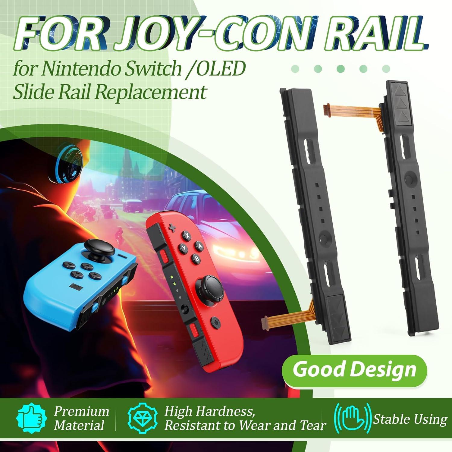 Raíl Deslizante Joy-Con Nintendo Switch Reemplazo SL SR