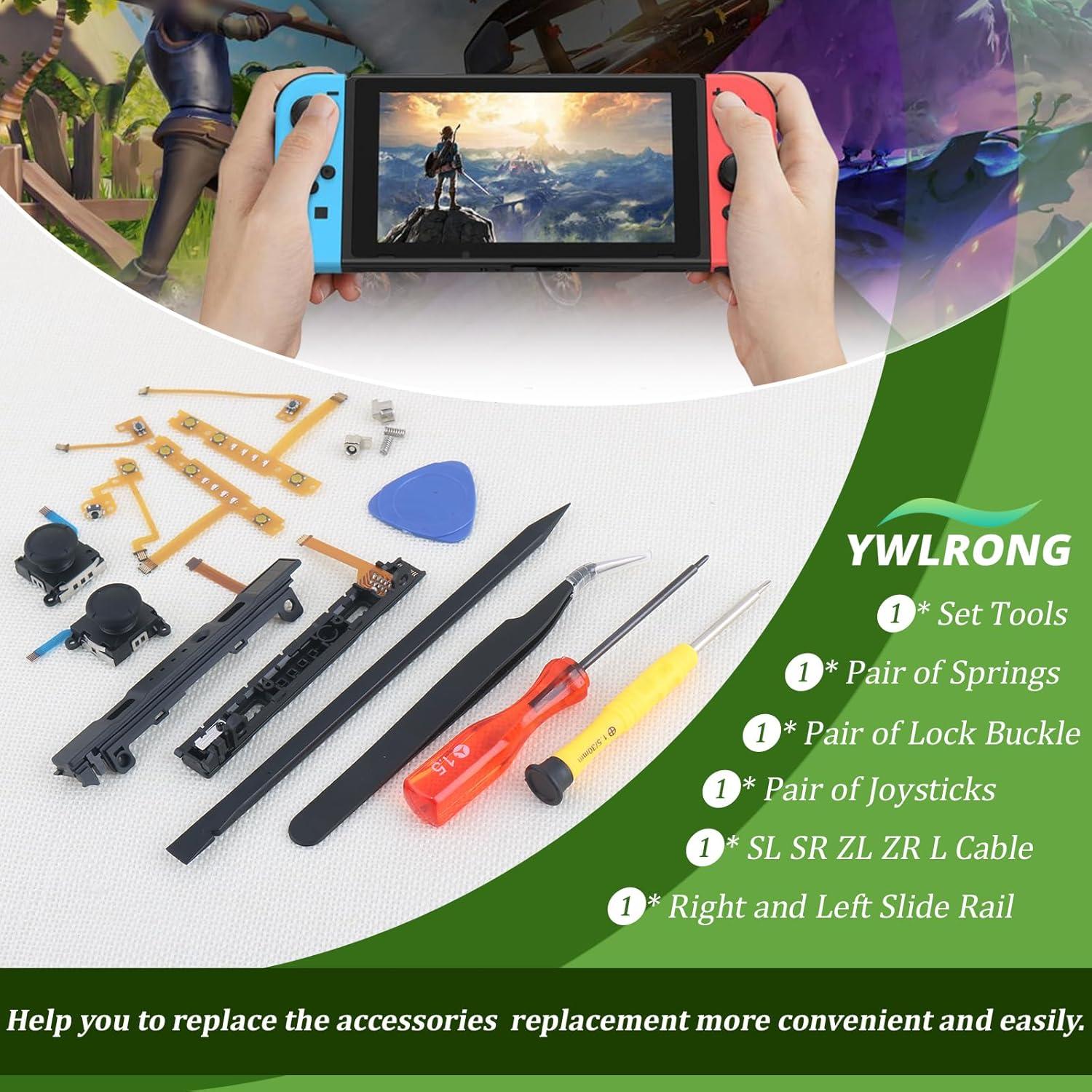 Raíl Deslizante Joy-Con Nintendo Switch Reemplazo SL SR