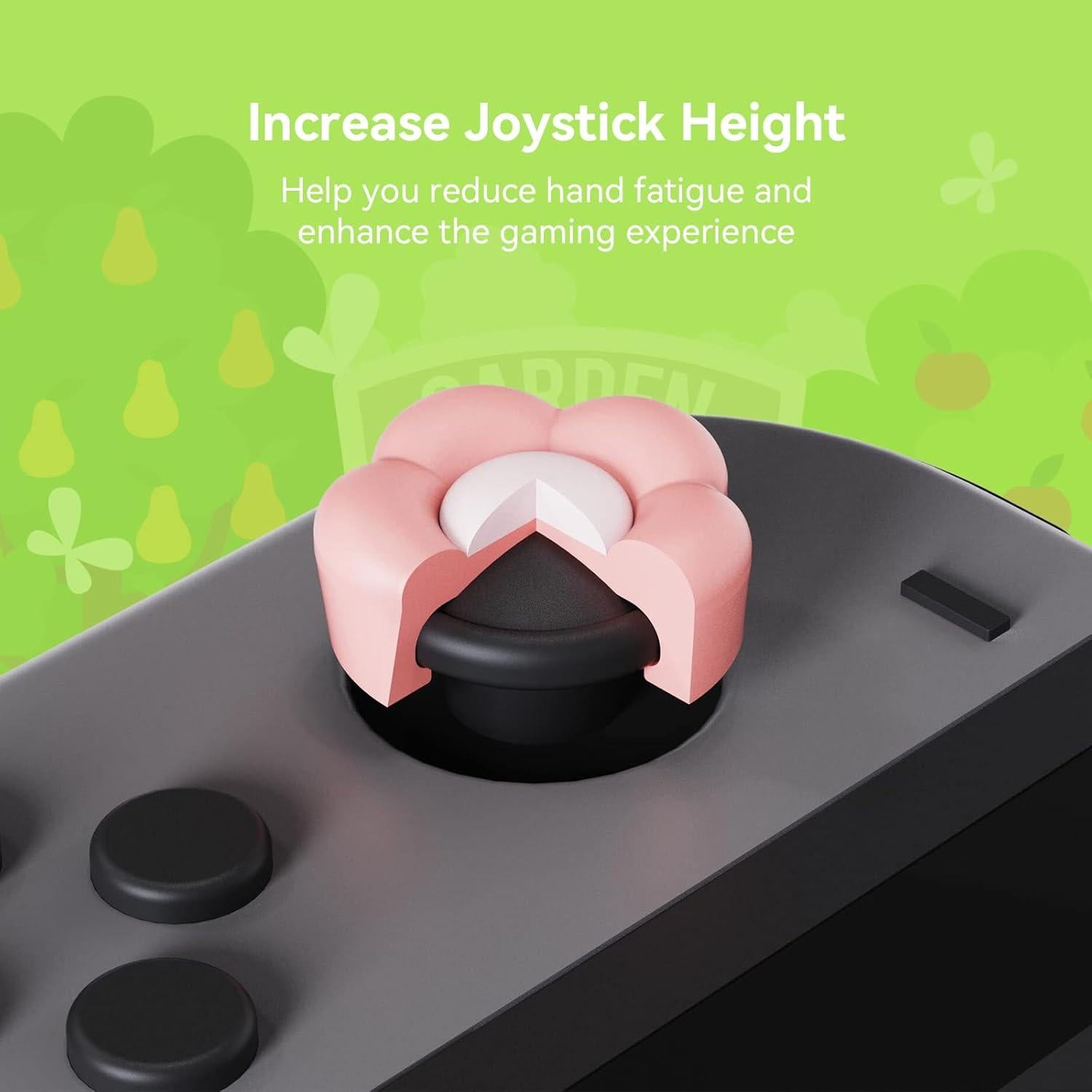 Tapas de Joystick GeekShare para Nintendo Switch - Corazón y Flor
