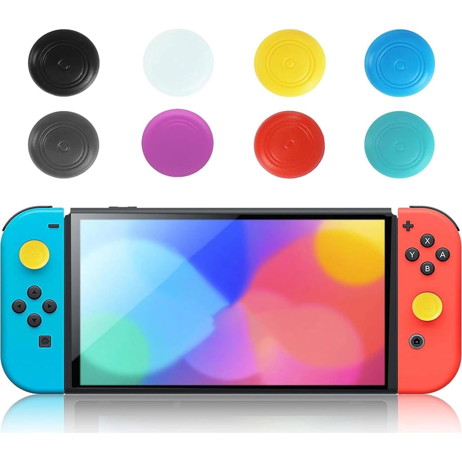 50 Tapas de Reemplazo Silicona Joy Con CTHTBZ 6 Colores