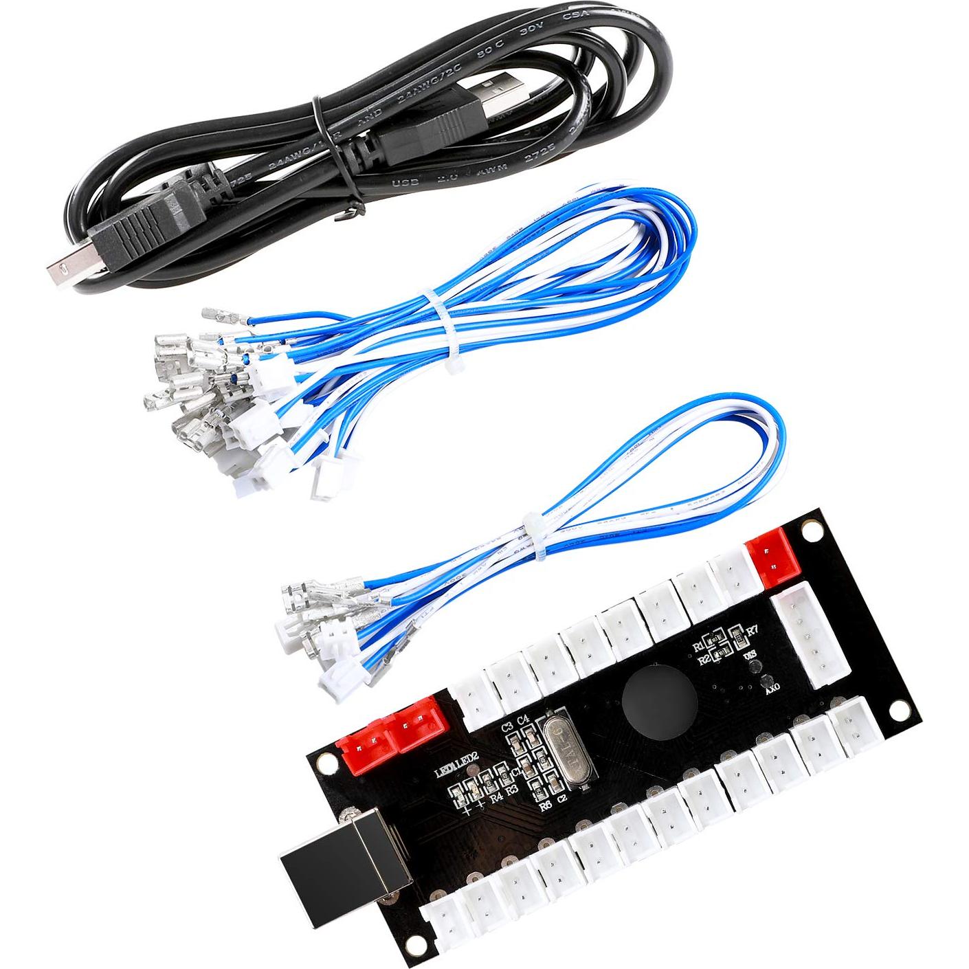 Controlador USB Guwarry para 2 Jugadores - Arcade DIY 5V