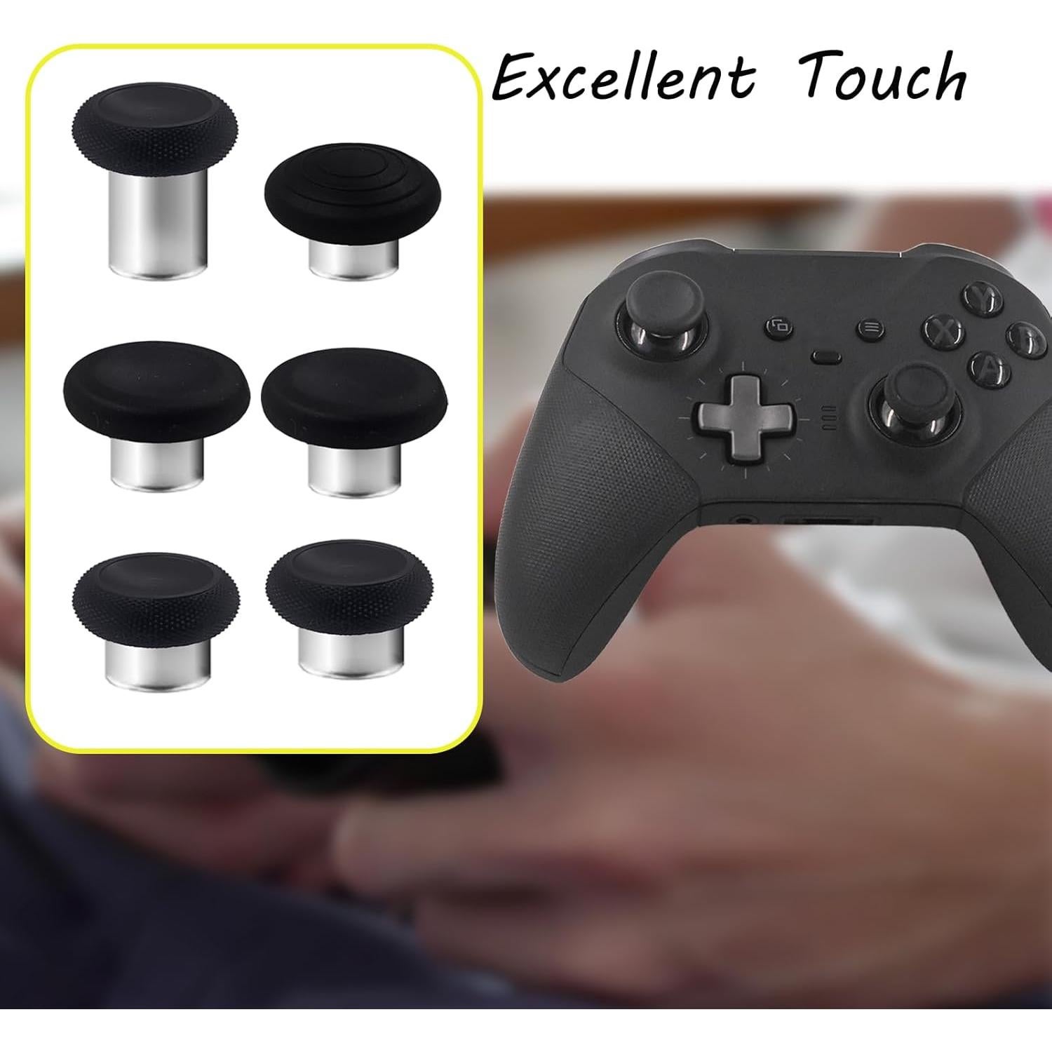 Juego de 6 Thumbsticks Intercambiables Xbox Elite 2 Negro