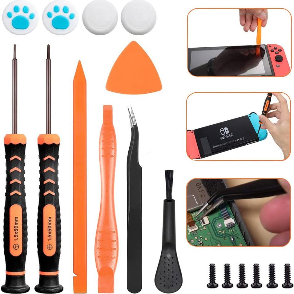 Joystick Rojuna para Switch Lite - Kit de Reparación 19 Piezas