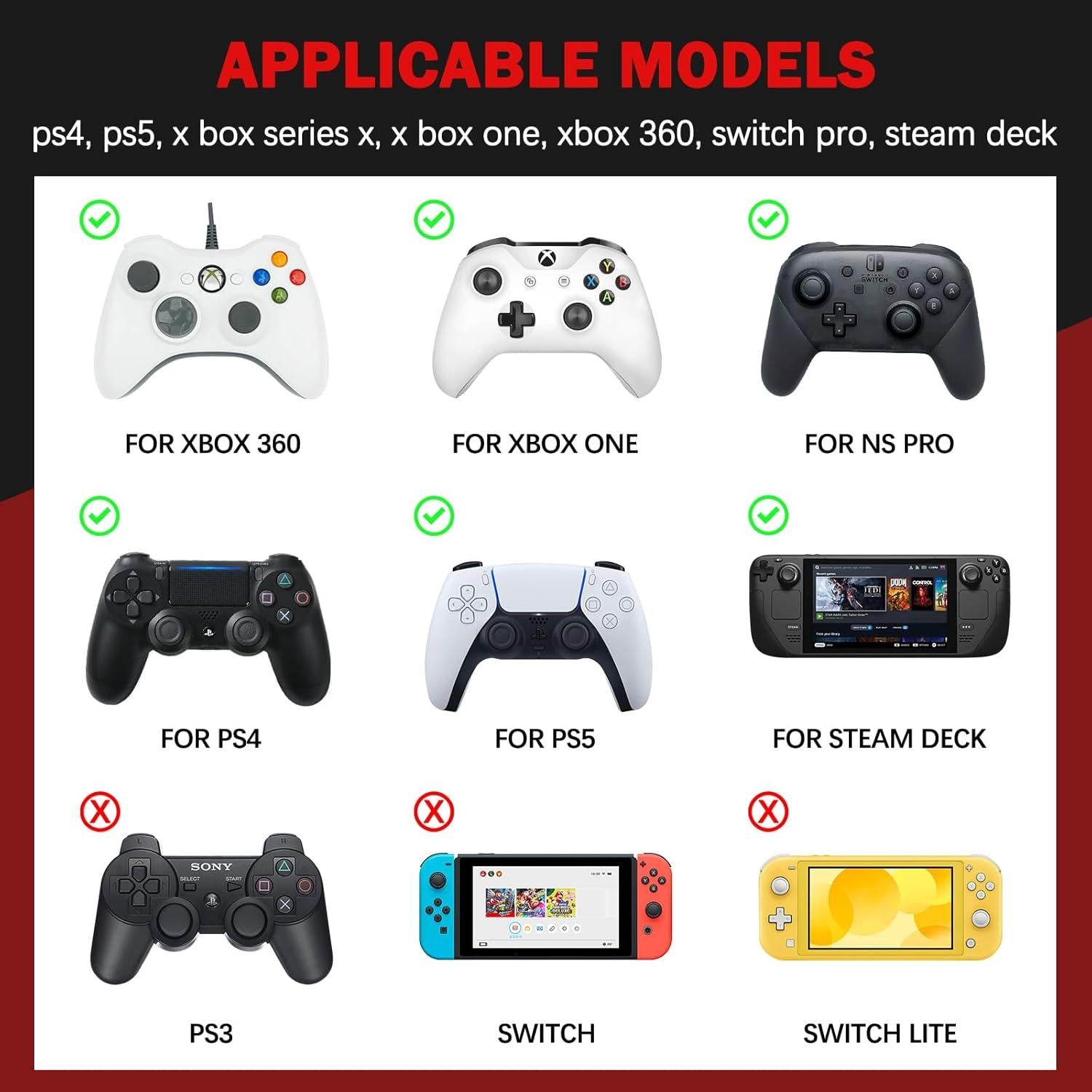 Tapas de Agarre para Pulgar DLseego Amarillo 8PCS Antideslizantes