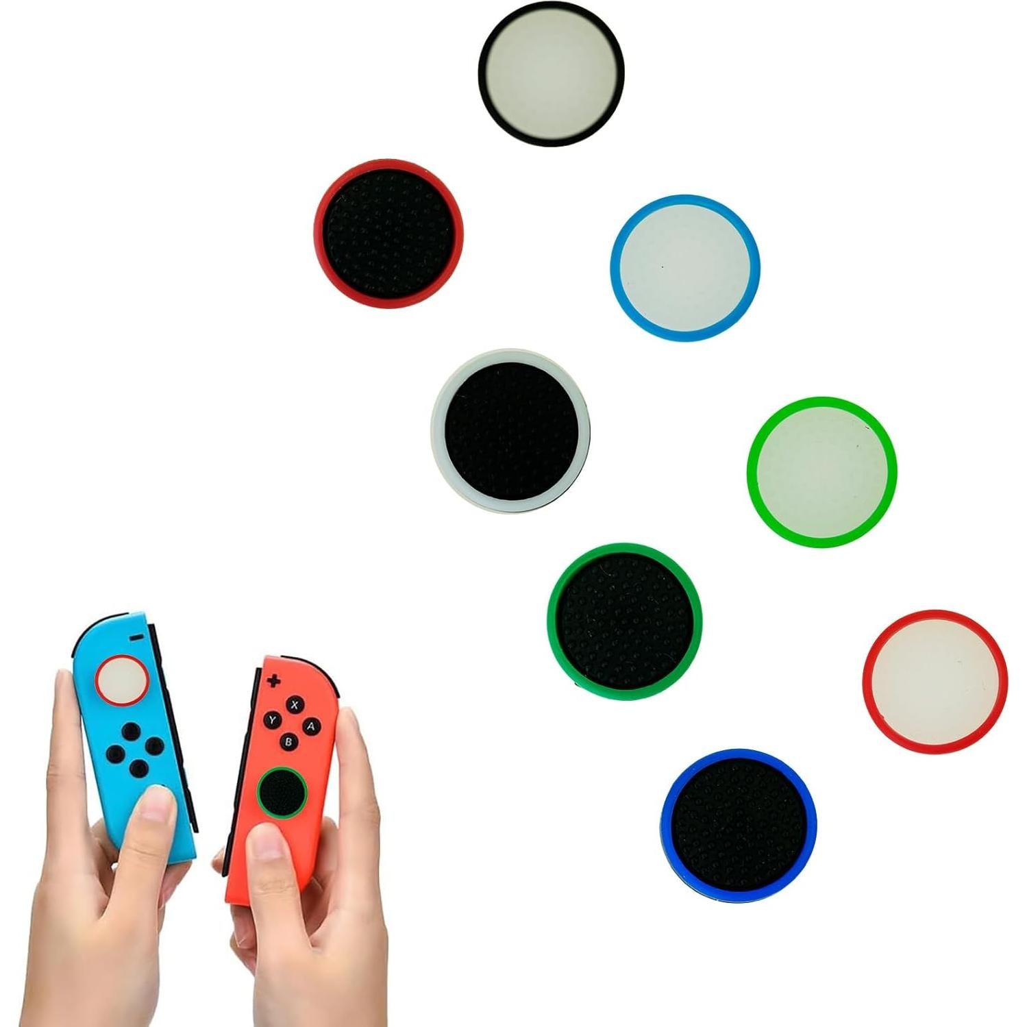 20 Tapas de Agarre de Pulgar Silicona CTHTBZ para Joy-Con
