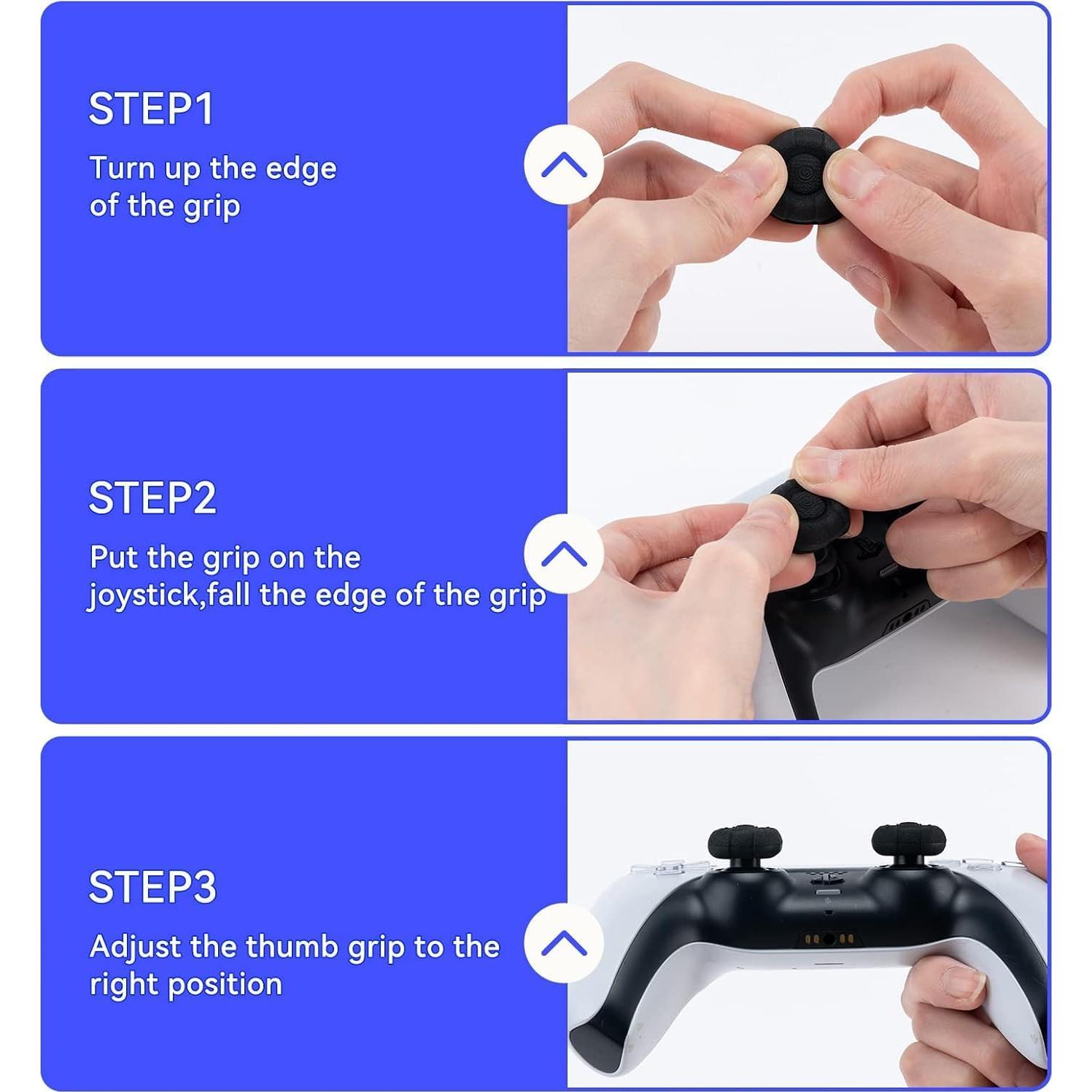 Tapas de Agarre GeekShare para Joystick PS5/PS4/NS Pro