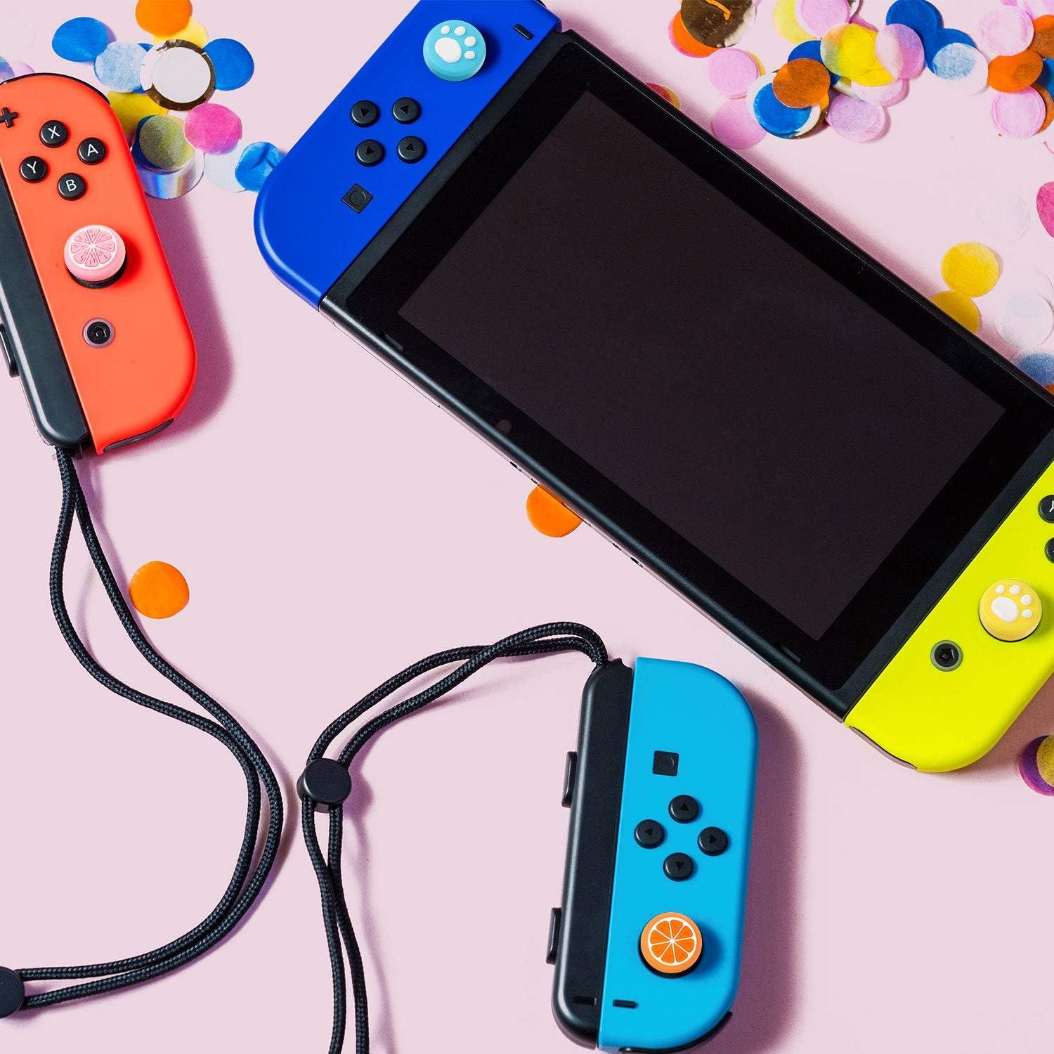 Tapas de Agarre Silicona Sumind 24 Piezas para Nintendo Switch