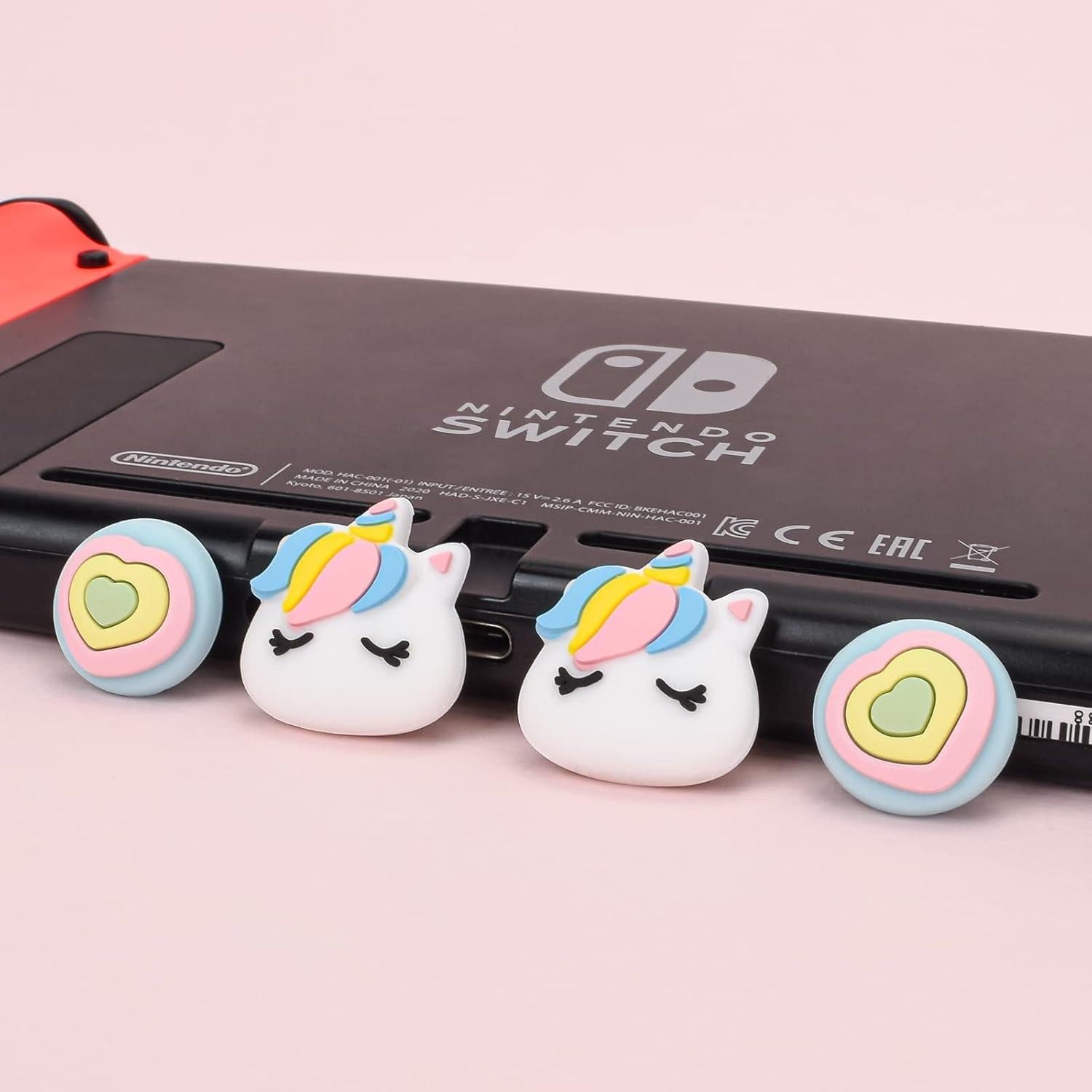 Tapa Joystick Nintendo Switch DLseego Arcoíris 4 Piezas