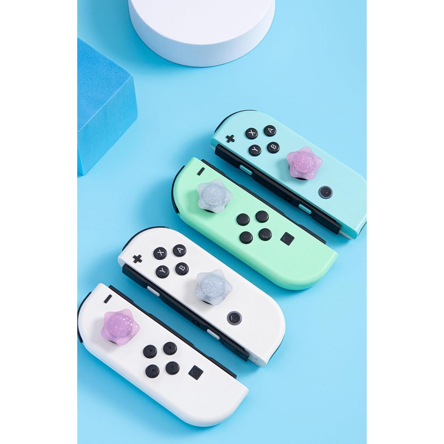 Agarres de Pulgar Silicona NANANINO para Nintendo Switch 4PCS