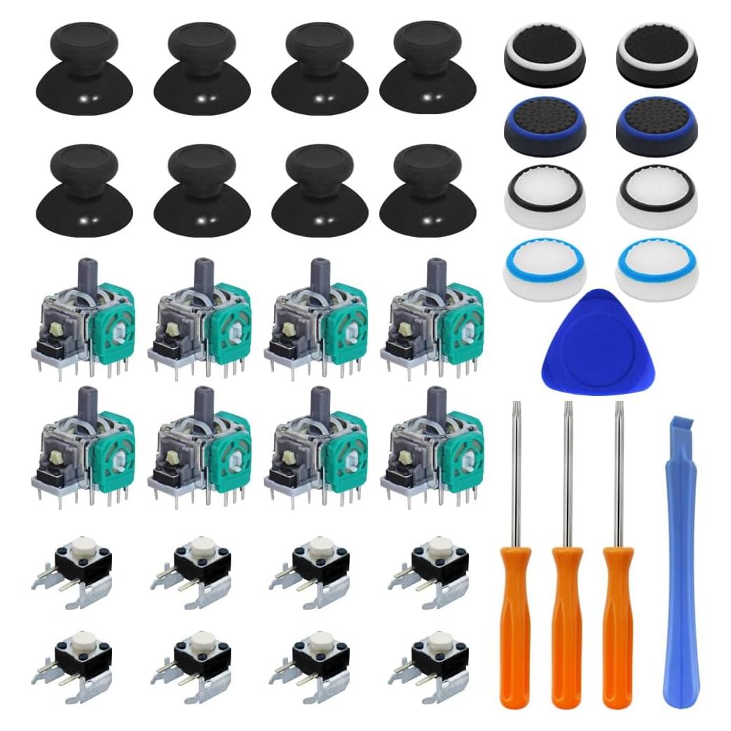 Kit de Reemplazo de 37 Piezas lyfLux para Joysticks Xbox