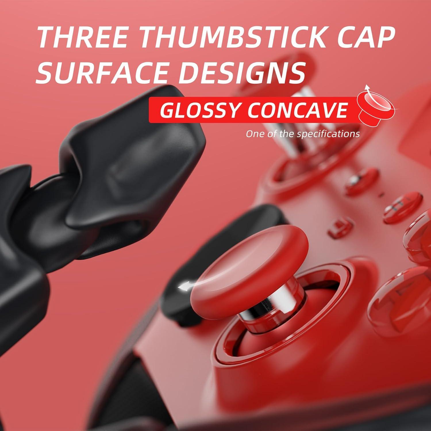 Palancas de Reemplazo eXtremeRate para Xbox Elite 2 - Rojo y Plata