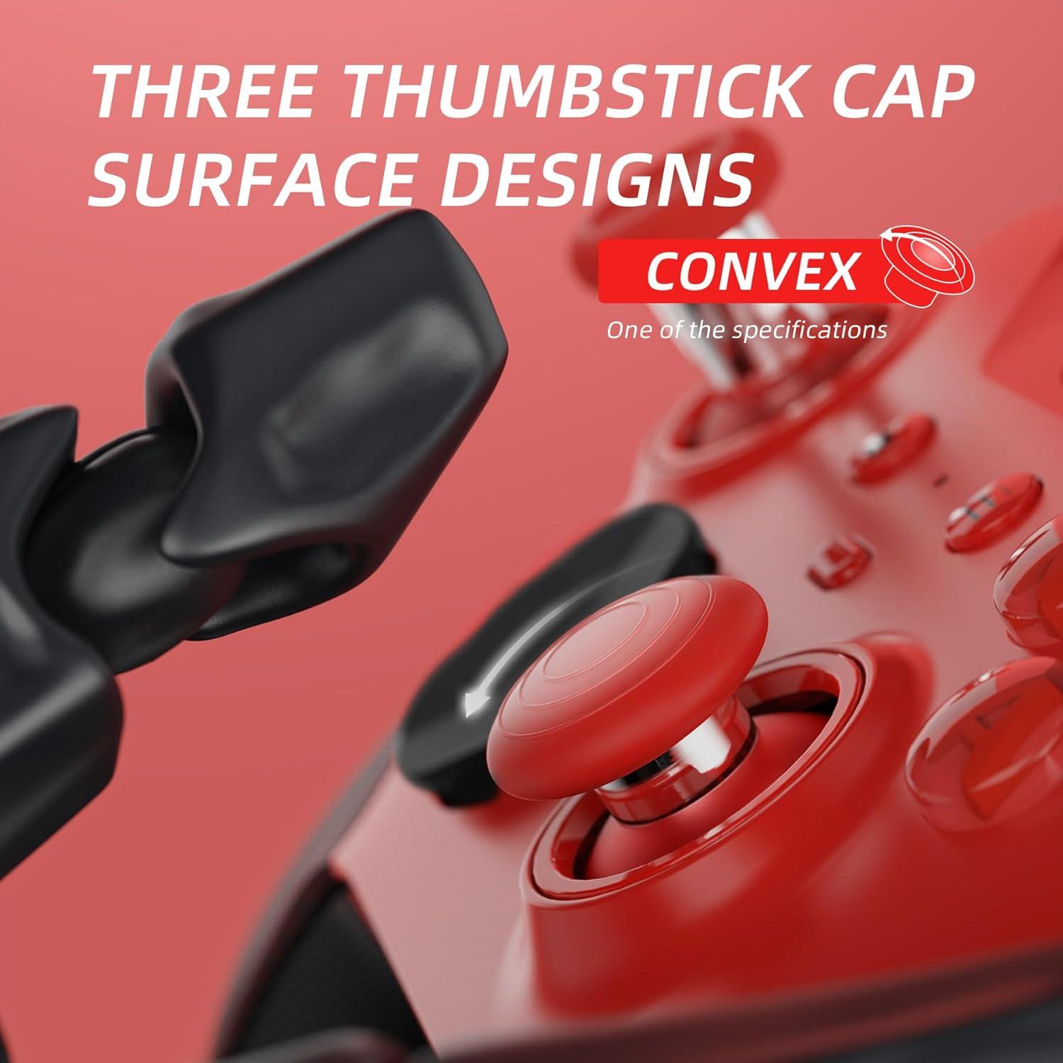 Palancas de Reemplazo eXtremeRate para Xbox Elite 2 - Rojo y Plata